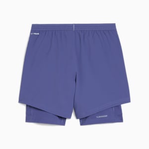 Short 2-en-1 5 po Everyday Running ULTRAWEAVE Homme, Blue Crystal, extralarge